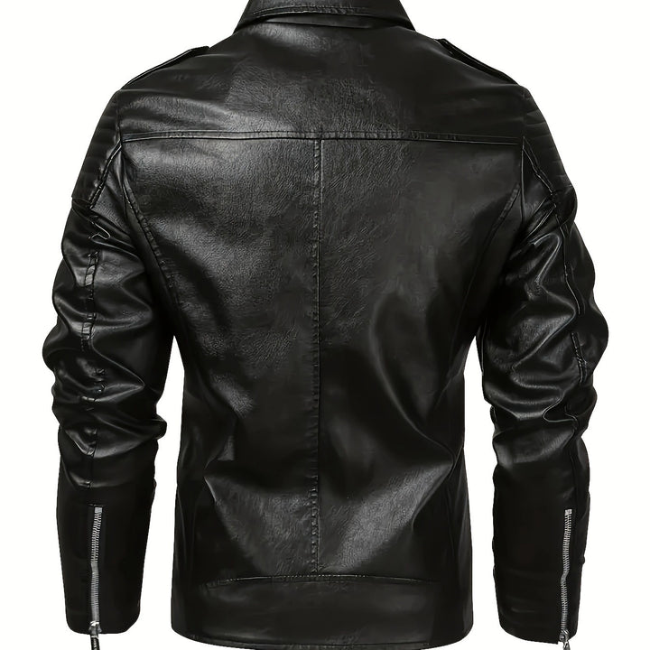 Herren Biker-Lederjacke – Valtoré