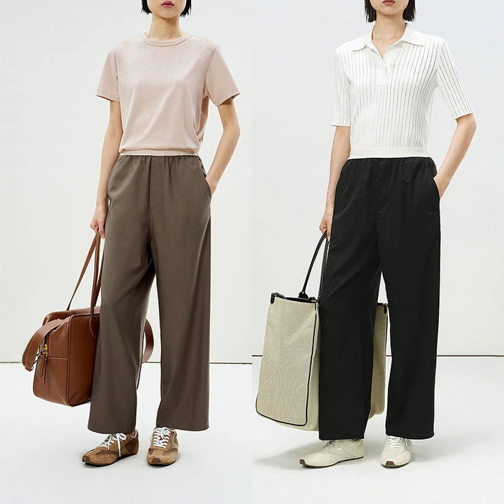 Damen Elegante Weite Hose Echoarchiv