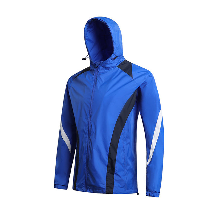 Herren Leichte Windjacke mit Kapuze Echo Archiv