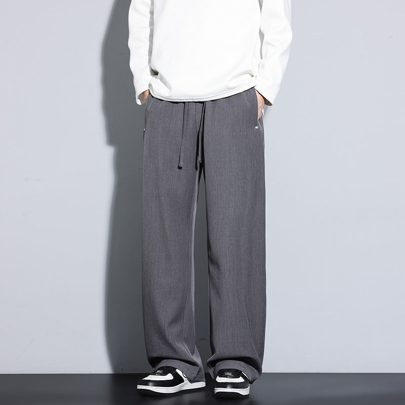 Damen Weite Palazzo‑Hose mit hohem Elastbund & Kordelzug Echoarchiv