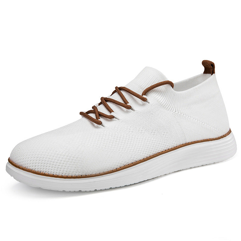 Herren nan elastischer Strick-Sneaker im Sockenschnitt mit gepolstertem Komfortfußbett, flexibler Leichtlaufsohle und dekorativer Schnürung Echo Archiv