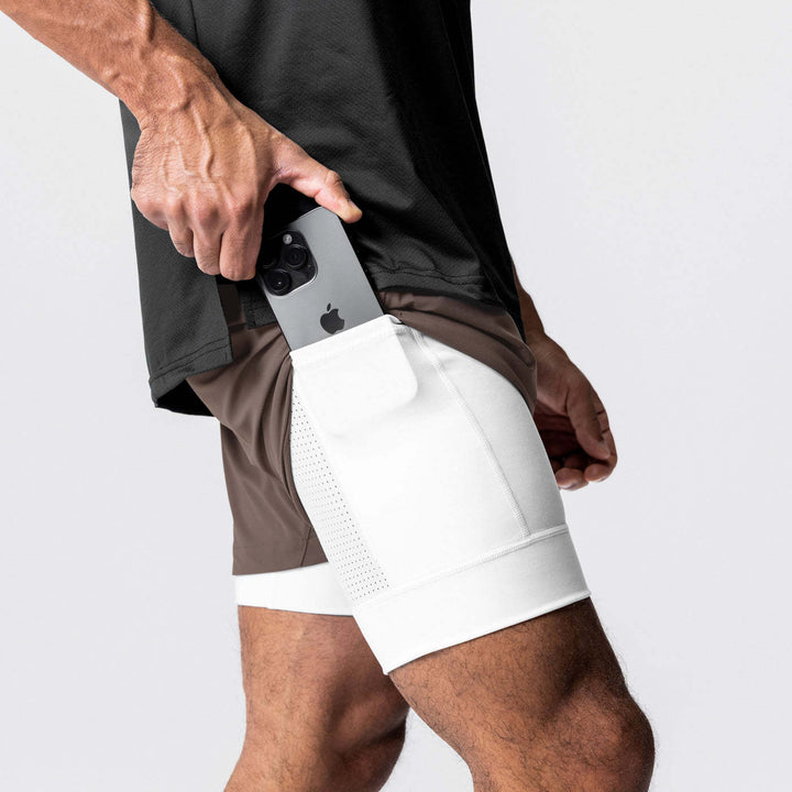 Herren Sportliche Hybrid-Shorts mit Innenfutter Echoarchiv