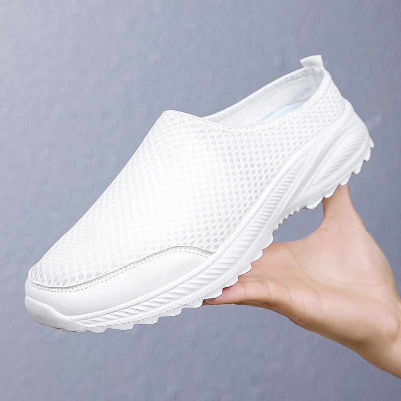 Unisex nan atmungsaktiver Mesh-Mule mit griffiger Flexlaufsohle und gepolstertem Komfortfußbett Echo Archiv