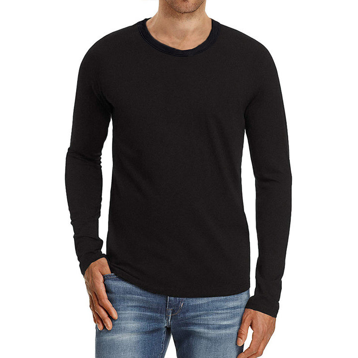Herren langärmliges Basic T-Shirt Echoarchiv