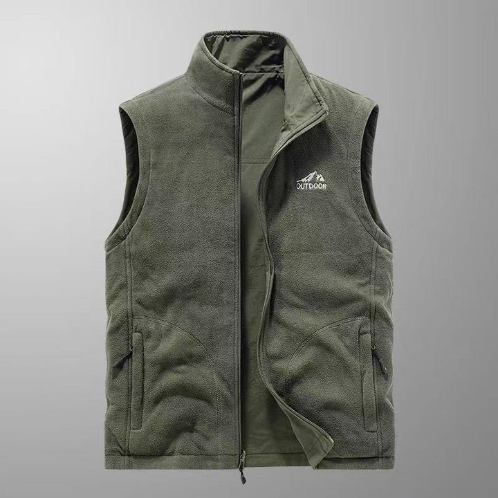 Herren Multifunktionale Field‑Utility‑Weste mit Mehrfachtaschen und Stehkragen – Taviero