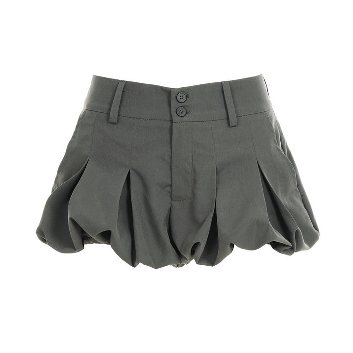 Damen Modische Falten-Shorts mit temperamentvollem Schnitt Echo Archiv