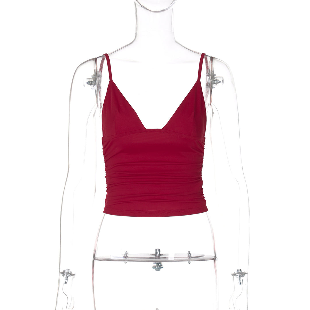 Damen Crop-Top mit asymmetrischem Schnitt und figurbetonter Silhouette Echo Archiv