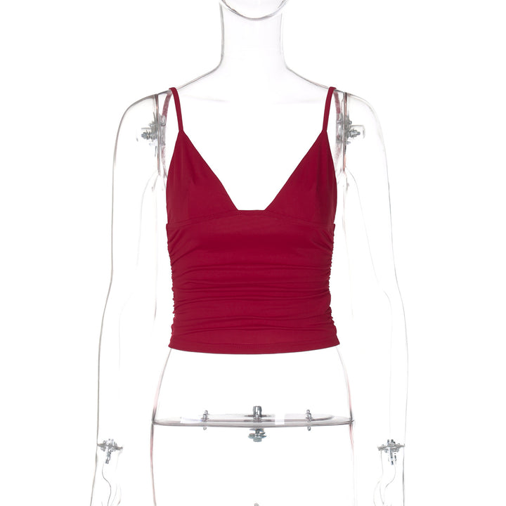 Damen Crop-Top mit asymmetrischem Schnitt und figurbetonter Silhouette Echo Archiv