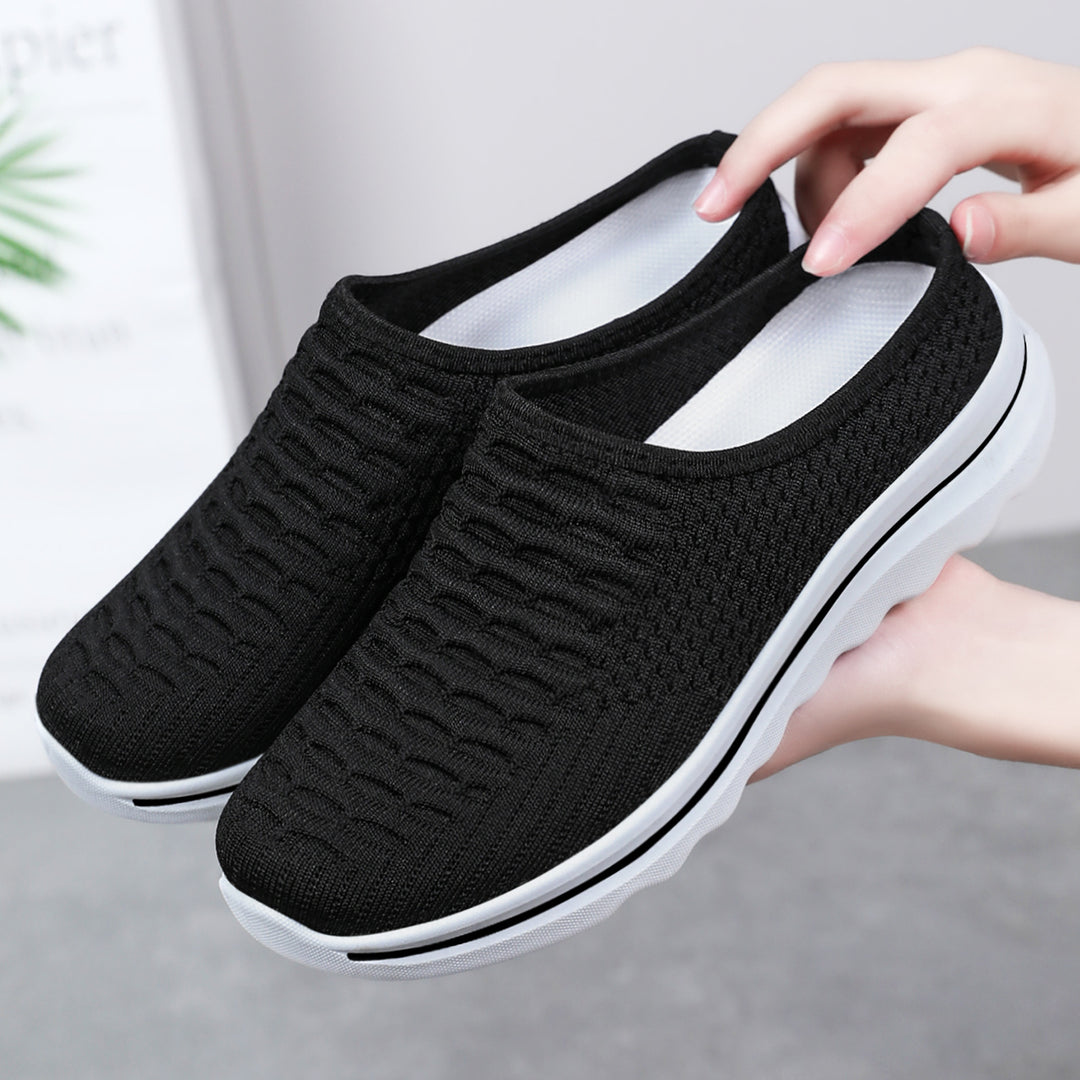 Damen nan nahtloser Komfort-Slipper mit gestricktem Obermaterial und dämpfender Profilsohle Echo Archiv