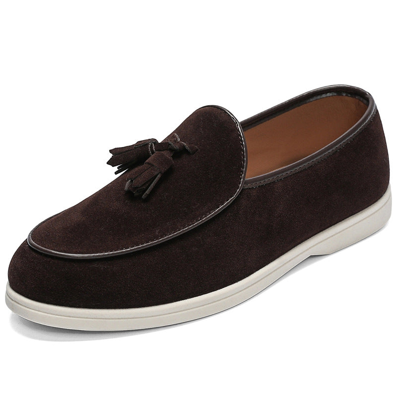 Herren Elegante Mokassins aus Veloursleder – Tavélo