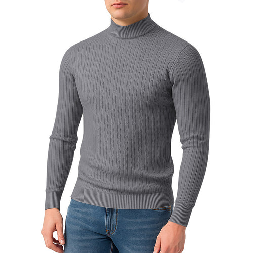 Herren Rollkragenpullover aus hochwertigem Strick Echoarchiv