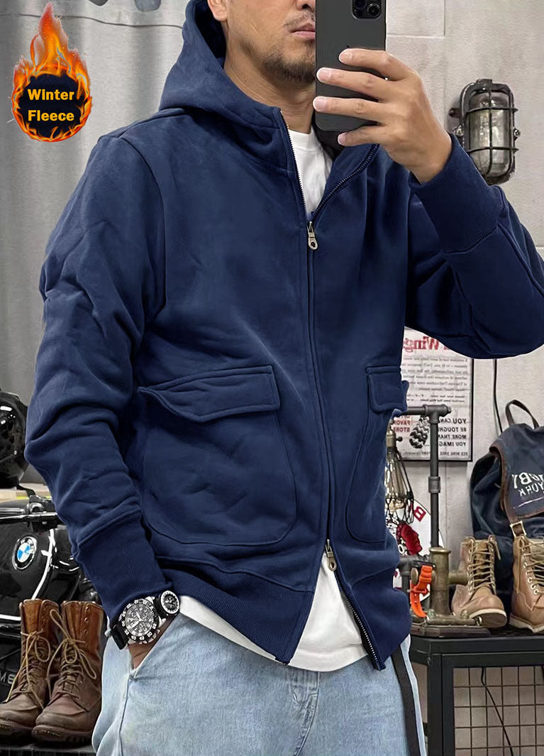 Herren warme Fleecejacke mit praktischen Taschen und modernem Schnitt Echoarchiv