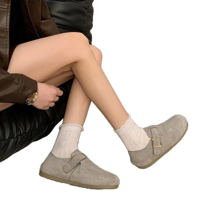 Damen Bequeme Clogs mit modischer Schnalle Echo Archiv