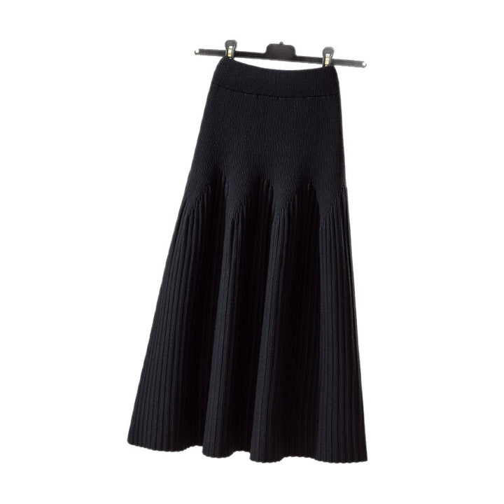 Damen Eleganter Plissee-Maxiröck mit voluminösem Saum Echo Archiv