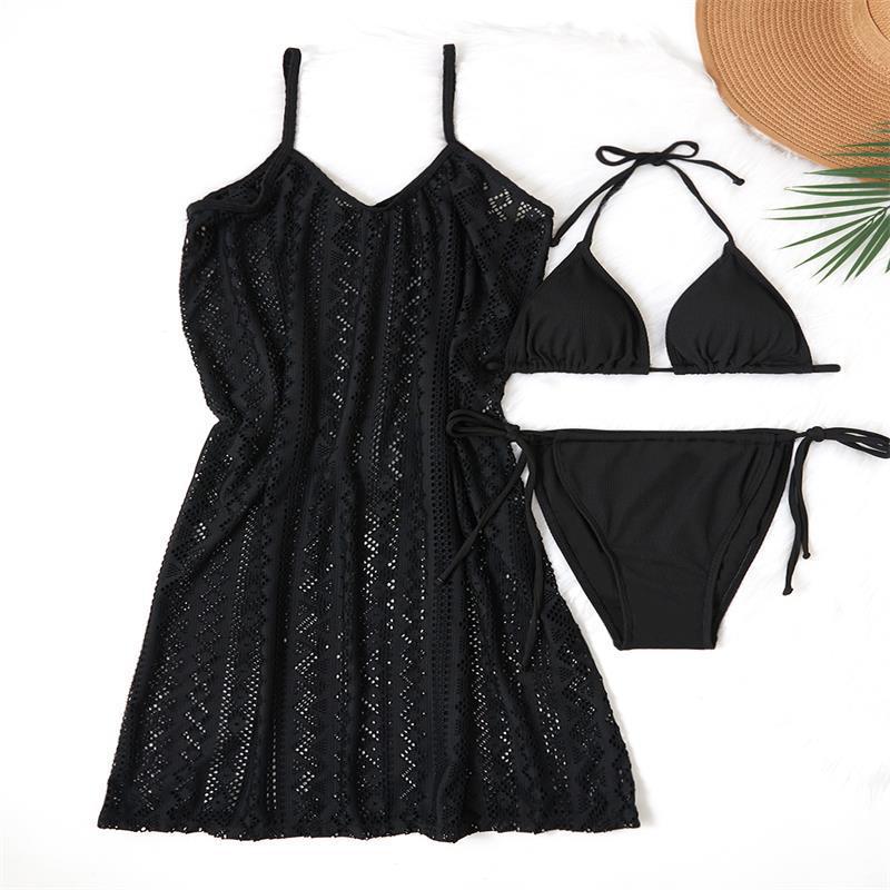 Damen Strandschcover mit eleganter Spitze und raffinierten Details Echo Archiv