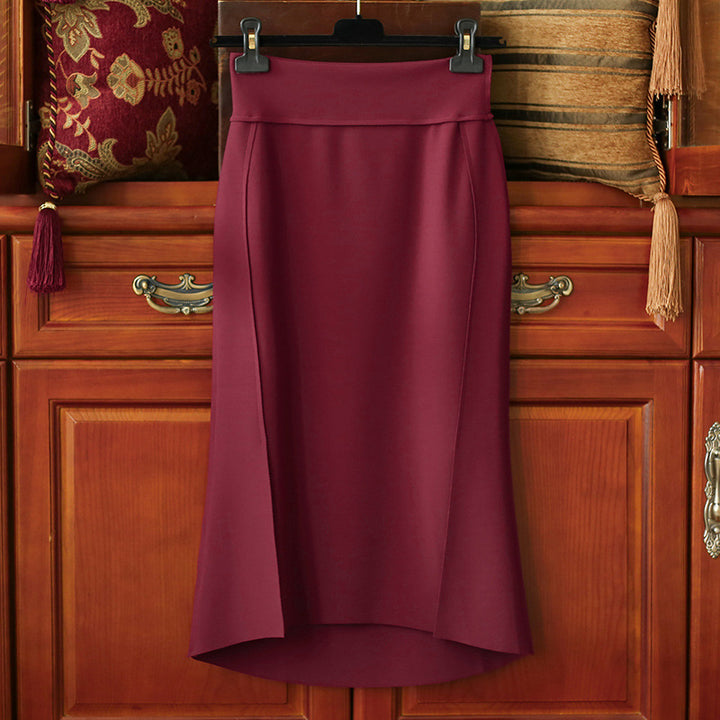 Damen Eleganter und figurbetonter Midi-Rock Echoarchiv