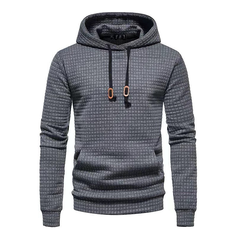 Herren komfortabler Hoodie mit strukturiertem Gewebe Echoarchiv