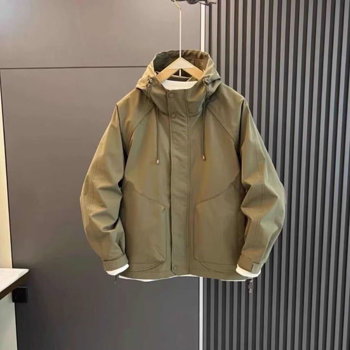 Herren technische Wetterjacke mit verstellbarer Kapuze Echoarchiv