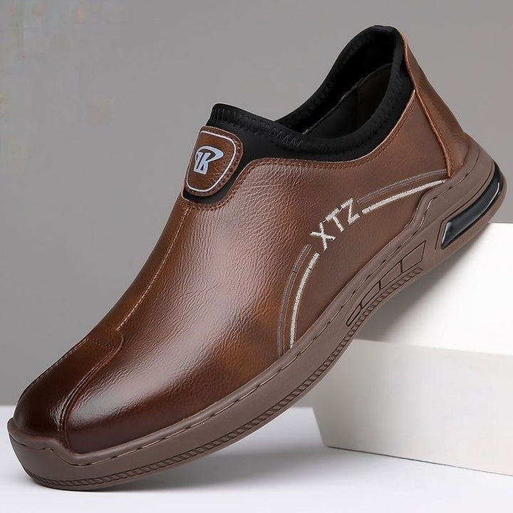 Herren Bequeme Slip-On Ledersneaker Echoarchiv