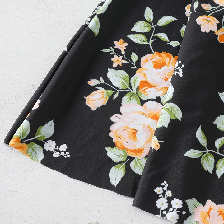 Damen Einteiler Badeanzug mit Rüschendetails und floralem Design Echo Archiv
