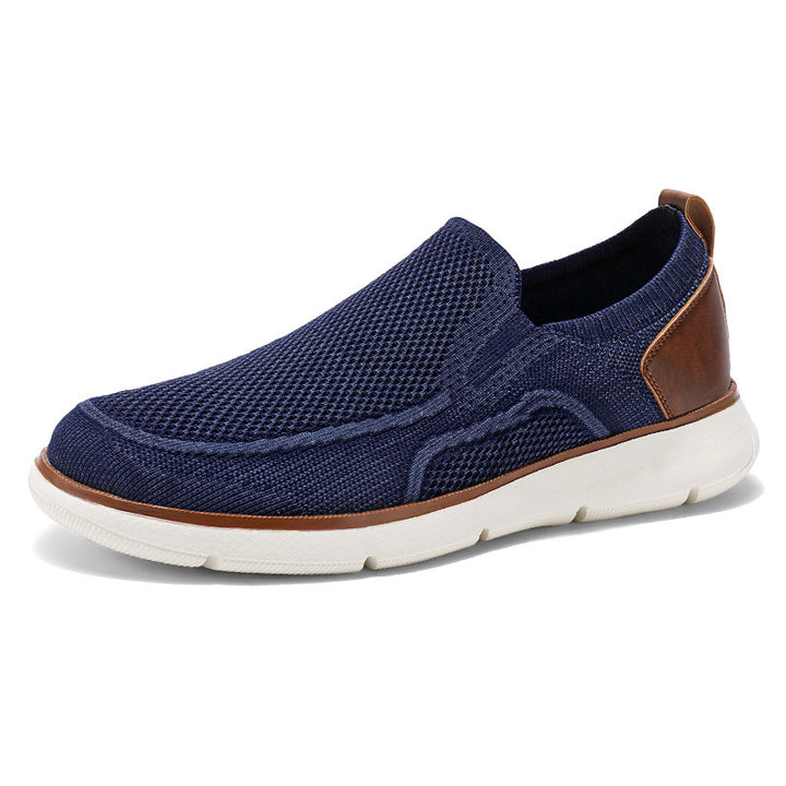 Herren nan atmungsaktiver Strickslipper mit elastischem Einstieg und stoßdämpfender EVA-Sohle Echo Archiv