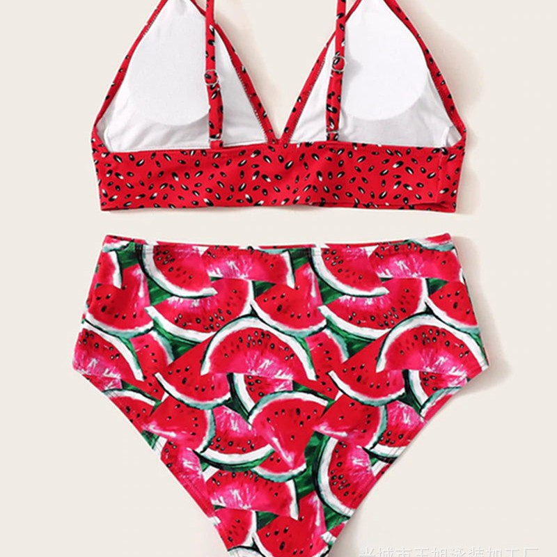 Damen Bikini-Set mit fruchtigem Ananas-Design Echo Archiv