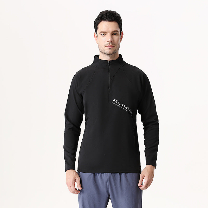 Herren Langarm-Funktionsshirt mit Stehkragen Echoarchiv