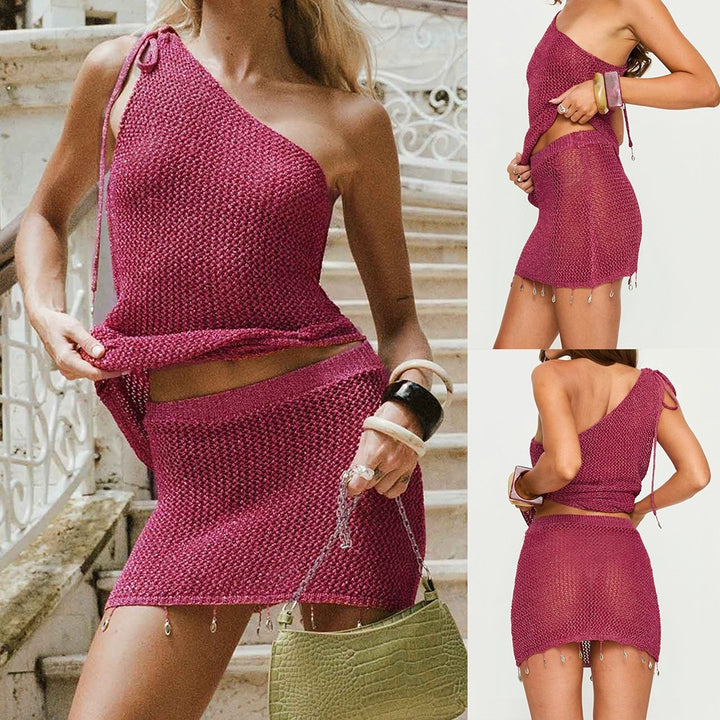 Damen Baderock und Strickjacke Echo Archiv
