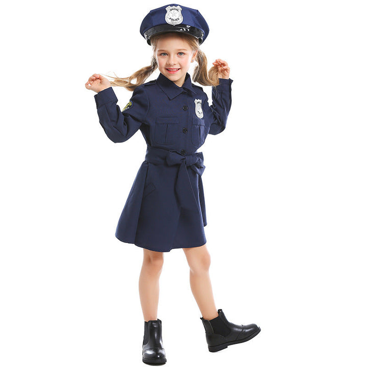 Damen Polizeikostüm mit Rock und Mütze Echo Archiv