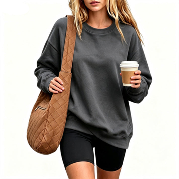 Damen Bequemer Oversized Sweatshirt Echoarchiv