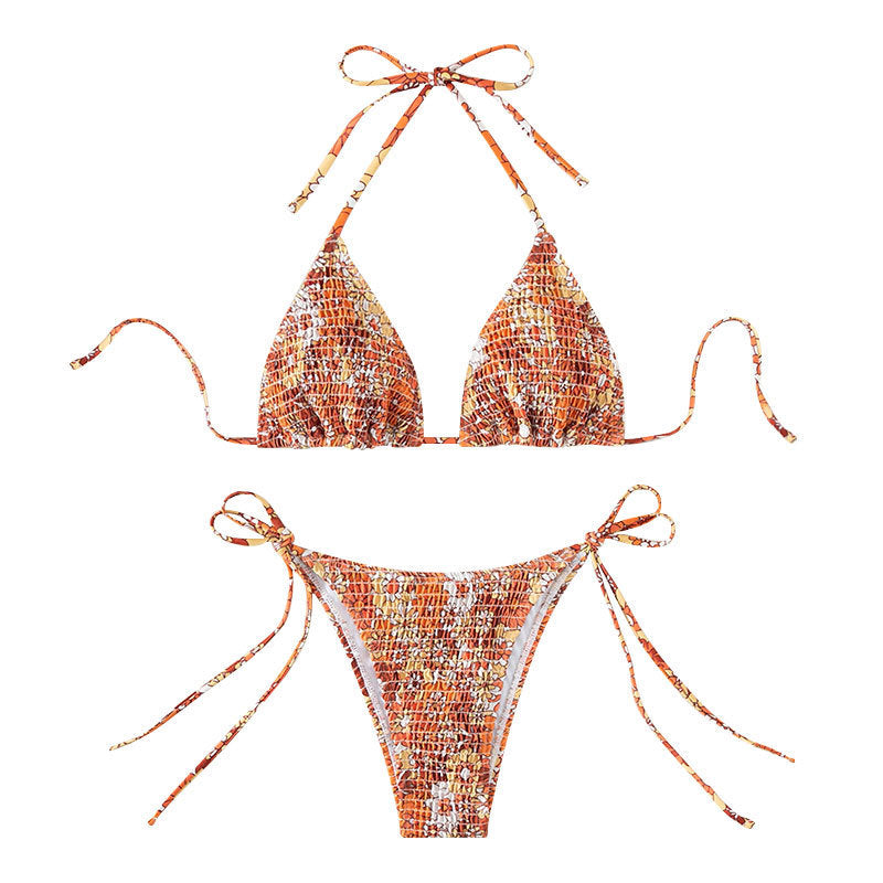 Damen Triangel-Bikini mit trendigem Rüschendesign Echo Archiv