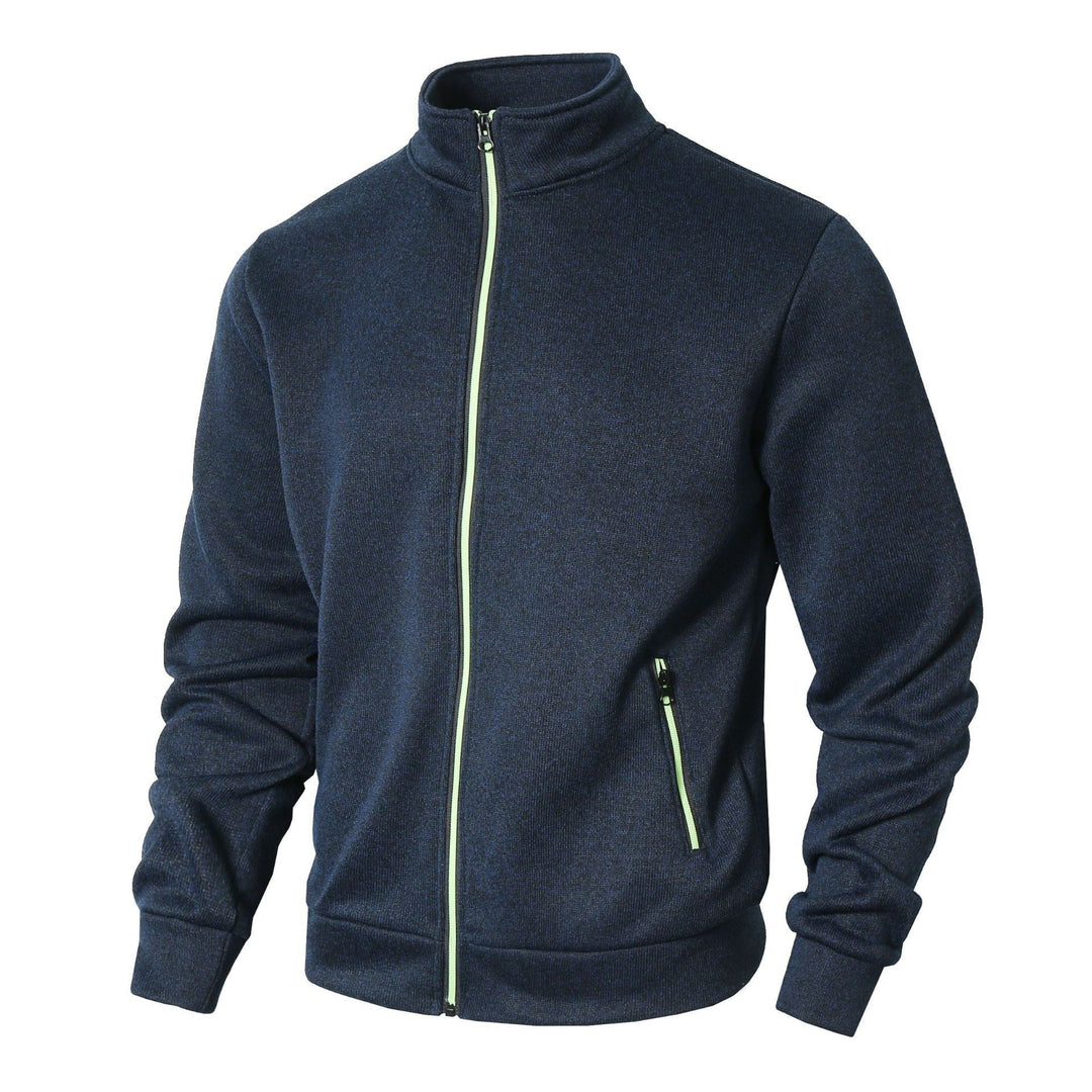 Herren Sportjacke mit modernem Reißverschluss und hohem Kragen Echoarchiv