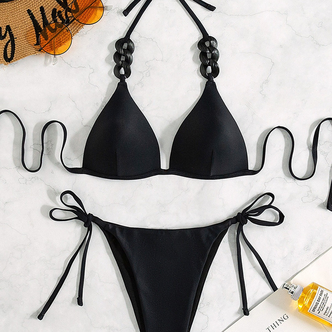 Damen Triangel-Bikini mit dekorativem Tribal-Band Echo Archiv