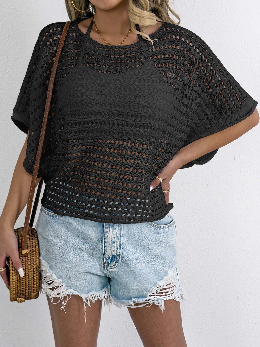 Damen luftiges Netz-T-Shirt Echo Archiv