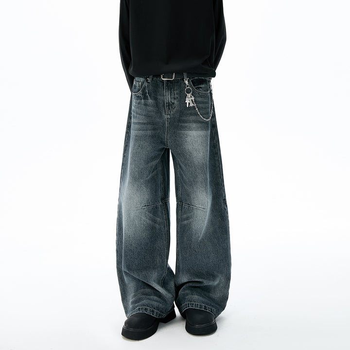 Unisex Trendige Weitgeschnittene Jeans Echoarchiv