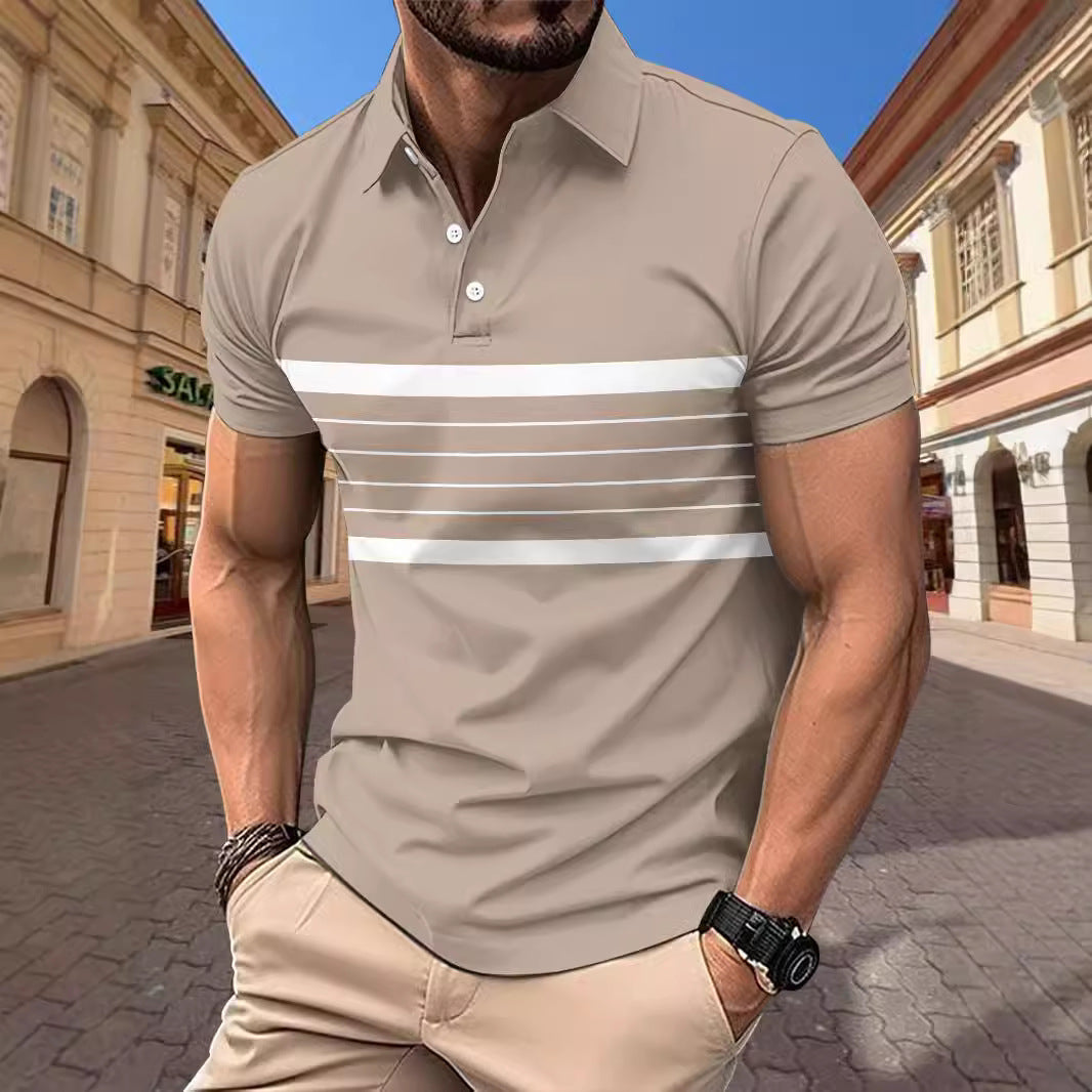 Herren Poloshirt mit Streifenmuster und optimaler Passform Echoarchiv