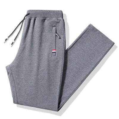Herren Konische Thermo-Jogginghose mit Reißverschlusstaschen & Kordelbund Echoarchiv