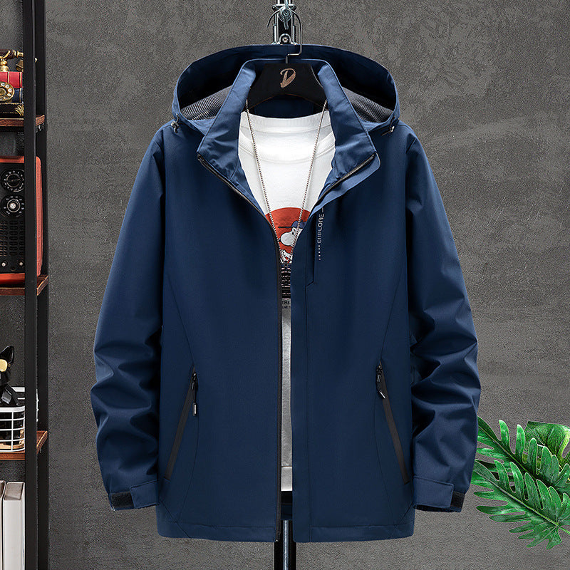 Herren Leichte Softshell-Outdoorjacke mit Kapuze, wind- und wasserabweisender Oberfläche Echo Archiv