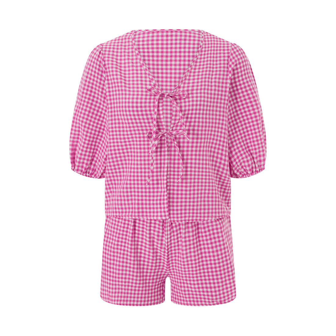Damen kariertes Freizeit-Set – Élanora