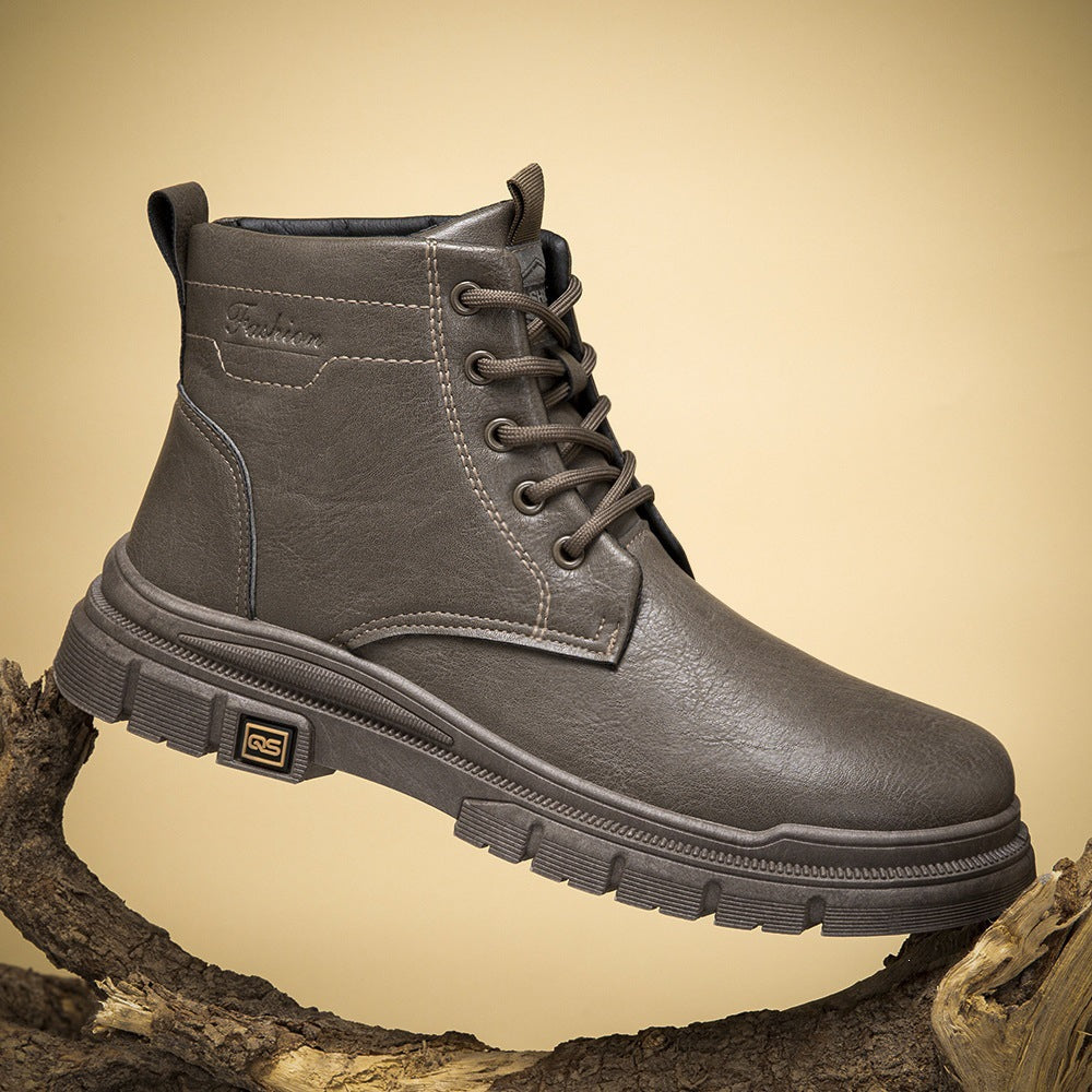 Herren Robuste und stilvolle Lederboots Echoarchiv