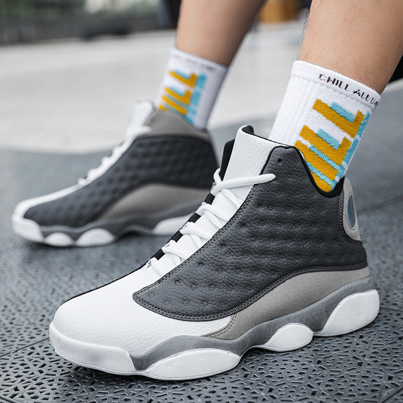 Herren atmungsaktiver High-Top Basketball Sneaker mit Dämpfung und rutschfester Gummisohle Echo Archiv