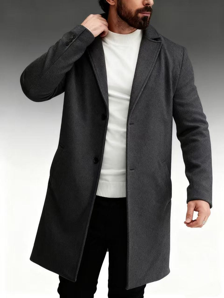 Herren klassischer und eleganter Wintermantel Echoarchiv