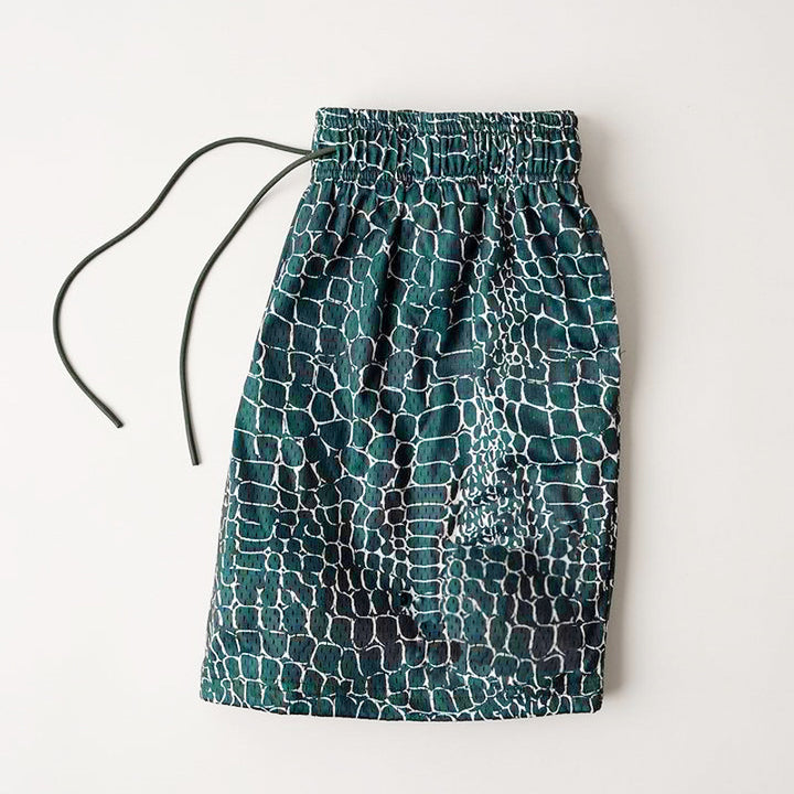 Herren Sportliche Strandshorts mit elastischem Bund Echoarchiv