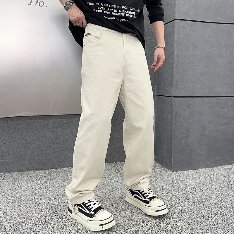 Herren weite Cargo-Jeans mit funktionalen Taschen und lässigem Schnitt Echoarchiv