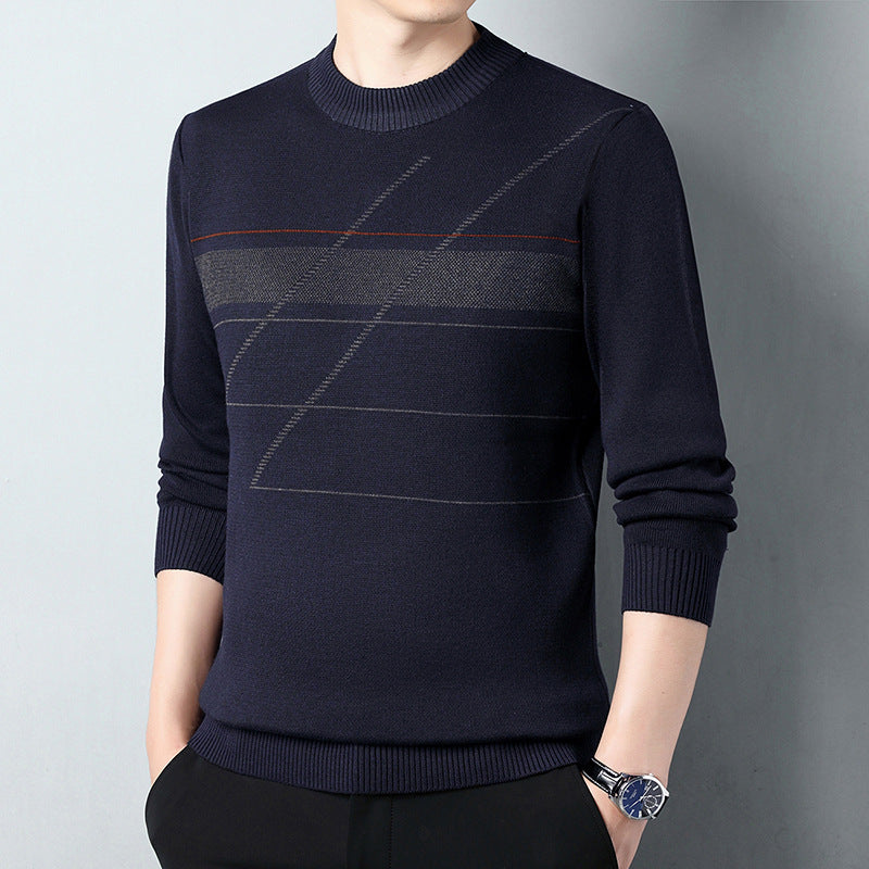 Herren modischer Strickpullover mit grafischem Muster Echoarchiv