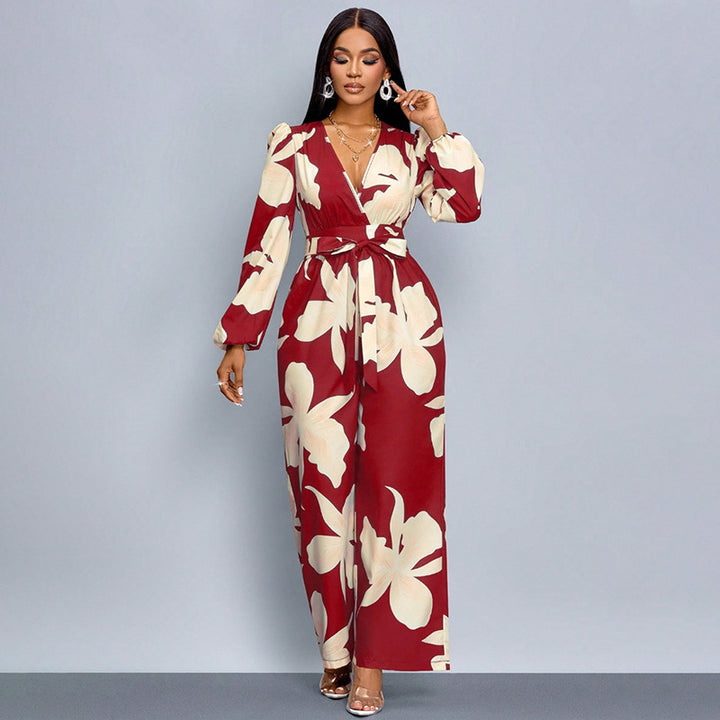 Damen Elegantes Maxikleid mit tiefem V-Ausschnitt und Novoline Echo Archiv