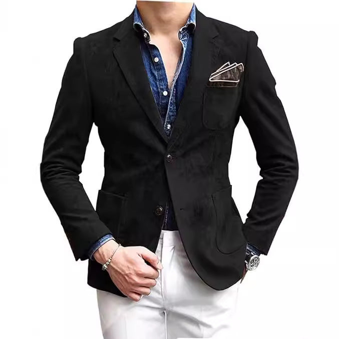 Herren Elegant strukturierter Blazer Echoarchiv