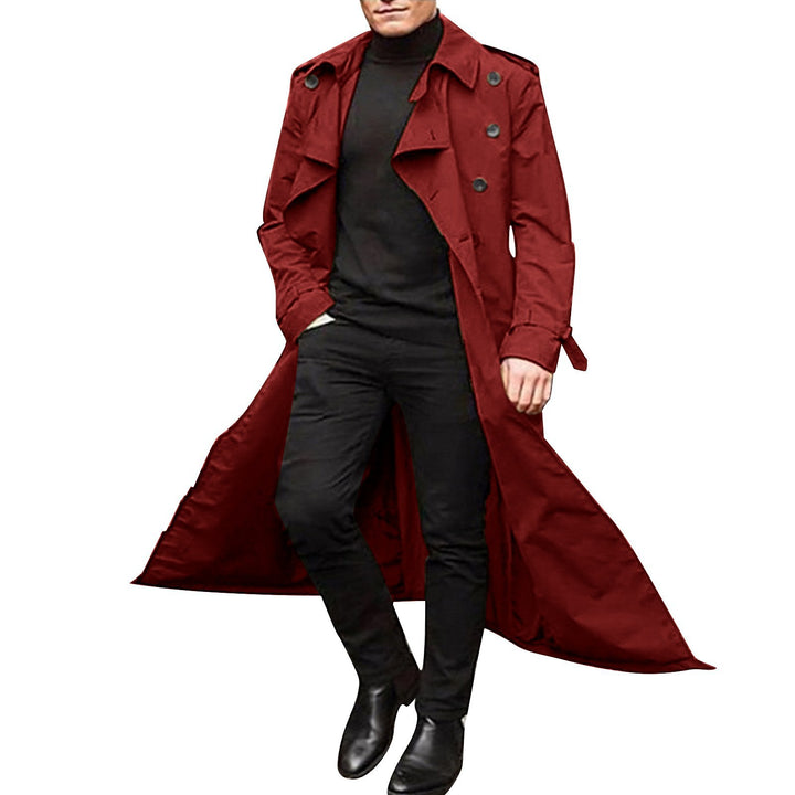 Herren eleganter Trenchcoat mit modernem Schnitt Echoarchiv