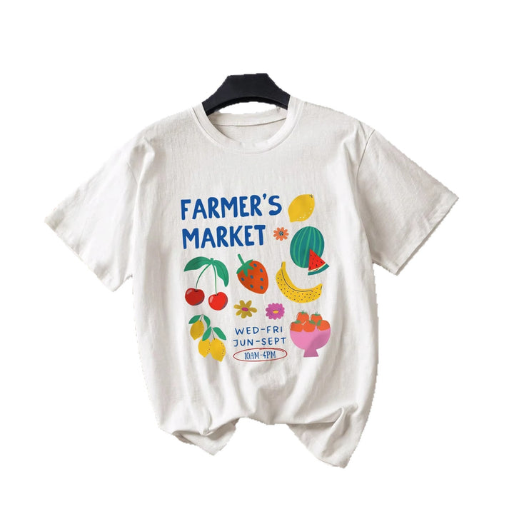 Damen T-Shirt mit kreativem Obst-Design Echo Archiv