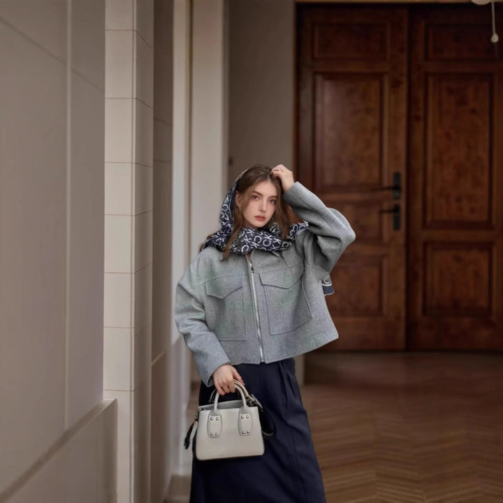 Damen Wärmeisolierte Overshirtjacke Echoarchiv